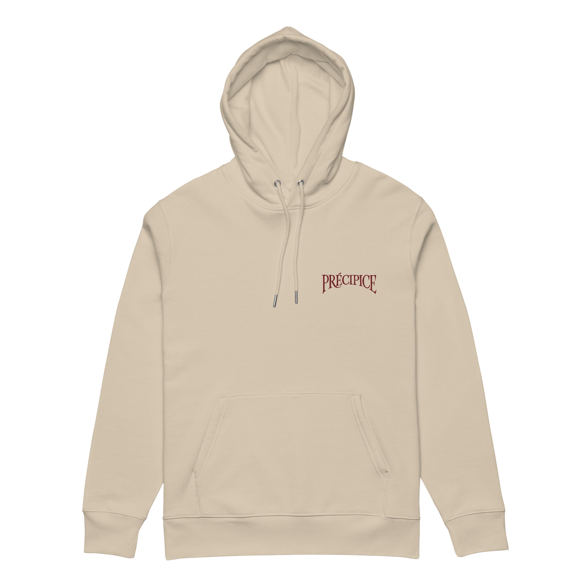 Hoodie beige PRECIPICE broderie