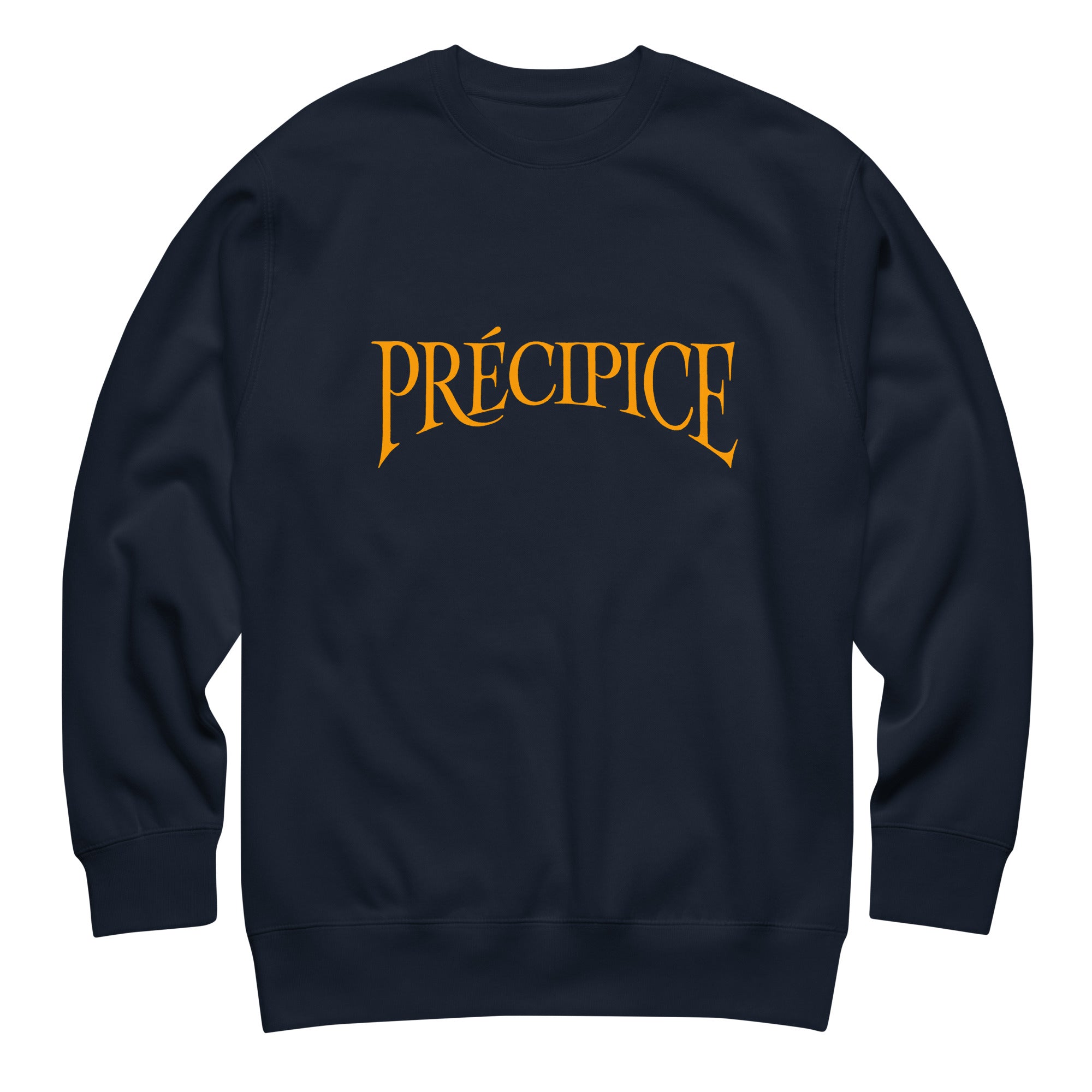 Sweatshirt navy PRECIPICE print